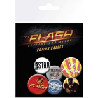 DC Comics BP0624  "Mix" The Flash Badge Pack