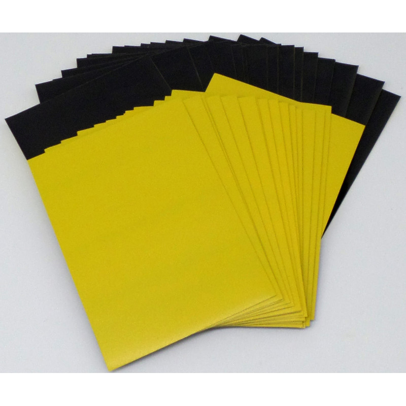 100 Docsmagic.de Premium Bi-Color Card Sleeves Mat Orange/Black Standard Size 