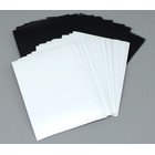 100 Docsmagic.de Premium Bi-Color Card Sleeves Mat White...