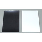 100 Docsmagic.de Premium Bi-Color Card Sleeves Mat White / Black Standard Size 66 x 91 Kartenhüllen Weiss Schwarz