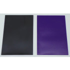 100 Docsmagic.de Premium Bi-Color Card Sleeves Mat Purple / Black Standard Size 66 x 91 Kartenhüllen Lila Schwarz
