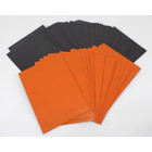 100 Docsmagic.de Premium Bi-Color Card Sleeves Mat Orange...