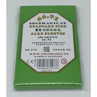 100 Docsmagic.de Premium Bi-Color Card Sleeves Mat Light Green / Black Standard Size 66 x 91 Kartenhüllen Hellgrün Schwarz
