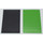 100 Docsmagic.de Premium Bi-Color Card Sleeves Mat Light Green / Black Standard Size 66 x 91 Kartenhüllen Hellgrün Schwarz