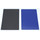 100 Docsmagic.de Premium Bi-Color Card Sleeves Mat Dark Blue / Black Standard Size 66 x 91 Kartenhüllen Dunkelblau Schwarz