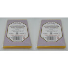 2 x 100 Docsmagic.de Mat Yellow Card Sleeves Standard Size 66 x 91 - Gelb - Kartenhüllen - Pokemon - Magic