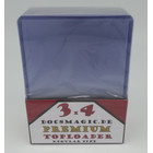 100 Docsmagic.de Premium Toploader - 4 Packs - 3" x 4" - Standard Regular Size - MTG, YGO, Android: Netrunner