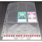 50 Docsmagic.de Premium Small Size 9-Pocket Pages - 11-Hole - 3-Ring Album Ordnerseiten - YGO