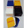 Docsmagic.de Deck Box Mix - Black, White, Blue, Yellow - 4 Count - Pokemon - Yu-Gi-Oh! - Magic