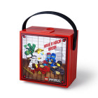 LEGO Ninjago Lunchbox with Handle, Bright Red