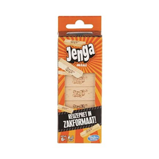 Hasbro Jenga Mini 18 Klötze - Ideal für Reisen