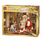 KING 5767 Puzzle Weihnachtsmann Liste 1000 Teile,...