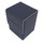 Docsmagic.de Premium Magnetic Flip Box (80) Dark Blue + Deck Divider - MTG PKM YGO - Kartenbox Dunkelblau