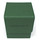 Docsmagic.de Premium Magnetic Flip Box (80) Dark Green + Deck Divider - MTG PKM YGO - Kartenbox Dunkelgrün