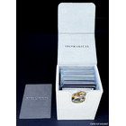 Docsmagic.de Premium Magnetic Flip Box (80) White + Deck Divider - MTG PKM YGO - Kartenbox Weiss