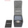 Docsmagic.de Premium Magnetic Flip Box (80) Silver + Deck Divider - MTG PKM YGO - Kartenbox Silber
