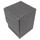 Docsmagic.de Premium Magnetic Flip Box (80) Silver + Deck Divider - MTG PKM YGO - Kartenbox Silber