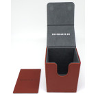 Docsmagic.de Premium Magnetic Flip Box (80) Copper + Deck Divider - MTG PKM YGO - Kartenbox Kupfer
