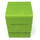 Docsmagic.de Premium Magnetic Flip Box (80) Light Green + Deck Divider - MTG PKM YGO - Kartenbox Hellgrün