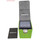 Docsmagic.de Premium Magnetic Flip Box (80) Light Green + Deck Divider - MTG PKM YGO - Kartenbox Hellgrün