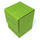 Docsmagic.de Premium Magnetic Flip Box (80) Light Green + Deck Divider - MTG PKM YGO - Kartenbox Hellgrün