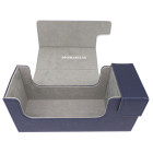 Docsmagic.de Premium Magnetic Tray Long Box Dark Blue Small - Card Deck Storage - Kartenbox Aufbewahrung Transport Dunkelblau