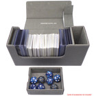 Docsmagic.de Premium Magnetic Tray Long Box Silver Small - Card Deck Storage - Kartenbox Aufbewahrung Transport Silber