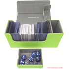Docsmagic.de Premium Magnetic Tray Long Box Light Green Small - Card Deck Storage - Kartenbox Aufbewahrung Transport Hellgrün