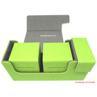 Docsmagic.de Premium Magnetic Tray Long Box Light Green Small - Card Deck Storage - Kartenbox Aufbewahrung Transport Hellgrün