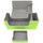 Docsmagic.de Premium Magnetic Tray Long Box Light Green Small - Card Deck Storage - Kartenbox Aufbewahrung Transport Hellgrün