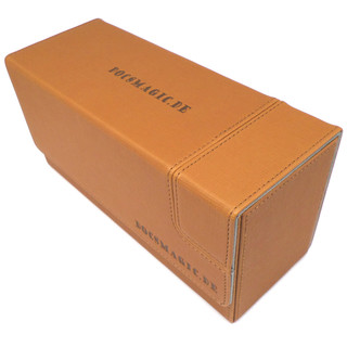 Docsmagic.de Premium Magnetic Tray Long Box Gold Small - Card Deck Storage - Kartenbox Aufbewahrung Transport Gold