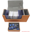 Docsmagic.de Premium Magnetic Tray Long Box Gold Small - Card Deck Storage - Kartenbox Aufbewahrung Transport Gold