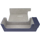 Docsmagic.de Premium Magnetic Tray Long Box Dark Blue Medium - Card Deck Storage - Kartenbox Aufbewahrung Transport Dunkelblau