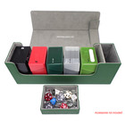 Docsmagic.de Premium Magnetic Tray Long Box Dark Green...