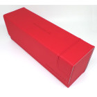 Docsmagic.de Premium Magnetic Tray Long Box Red Medium - Card Deck Storage - Kartenbox Aufbewahrung Transport Rot