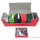 Docsmagic.de Premium Magnetic Tray Long Box Red Medium - Card Deck Storage - Kartenbox Aufbewahrung Transport Rot