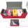 Docsmagic.de Premium Magnetic Tray Long Box Red Medium - Card Deck Storage - Kartenbox Aufbewahrung Transport Rot