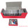 Docsmagic.de Premium Magnetic Tray Long Box Red Medium - Card Deck Storage - Kartenbox Aufbewahrung Transport Rot