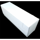 Docsmagic.de Premium Magnetic Tray Long Box White Medium - Card Deck Storage - Kartenbox Aufbewahrung Transport Weiss