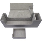 Docsmagic.de Premium Magnetic Tray Long Box Silver Medium...