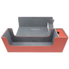 Docsmagic.de Premium Magnetic Tray Long Box Copper Medium - Card Deck Storage - Kartenbox Aufbewahrung Transport Kupfer