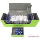 Docsmagic.de Premium Magnetic Tray Long Box Light Green Medium - Card Deck Storage - Kartenbox Aufbewahrung Transport Hellgrün