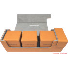 Docsmagic.de Premium Magnetic Tray Long Box Gold Medium - Card Deck Storage - Kartenbox Aufbewahrung Transport Gold