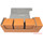 Docsmagic.de Premium Magnetic Tray Long Box Gold Medium - Card Deck Storage - Kartenbox Aufbewahrung Transport Gold