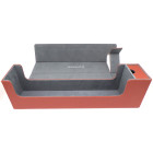 Docsmagic.de Premium Magnetic Tray Long Box Copper Large - Card Deck Storage - Kartenbox Aufbewahrung Transport Kupfer
