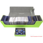Docsmagic.de Premium Magnetic Tray Long Box Light Green Large - Card Deck Storage - Kartenbox Aufbewahrung Transport Hellgrün