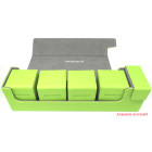 Docsmagic.de Premium Magnetic Tray Long Box Light Green Large - Card Deck Storage - Kartenbox Aufbewahrung Transport Hellgrün