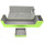Docsmagic.de Premium Magnetic Tray Long Box Light Green Large - Card Deck Storage - Kartenbox Aufbewahrung Transport Hellgrün