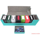 Docsmagic.de Premium Magnetic Tray Long Box Mint Large - Card Deck Storage - Kartenbox Aufbewahrung Transport Aqua