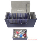 Docsmagic.de Premium Magnetic Tray Long Box Dark Blue Small + 2 Flip Boxes - Dunkelblau